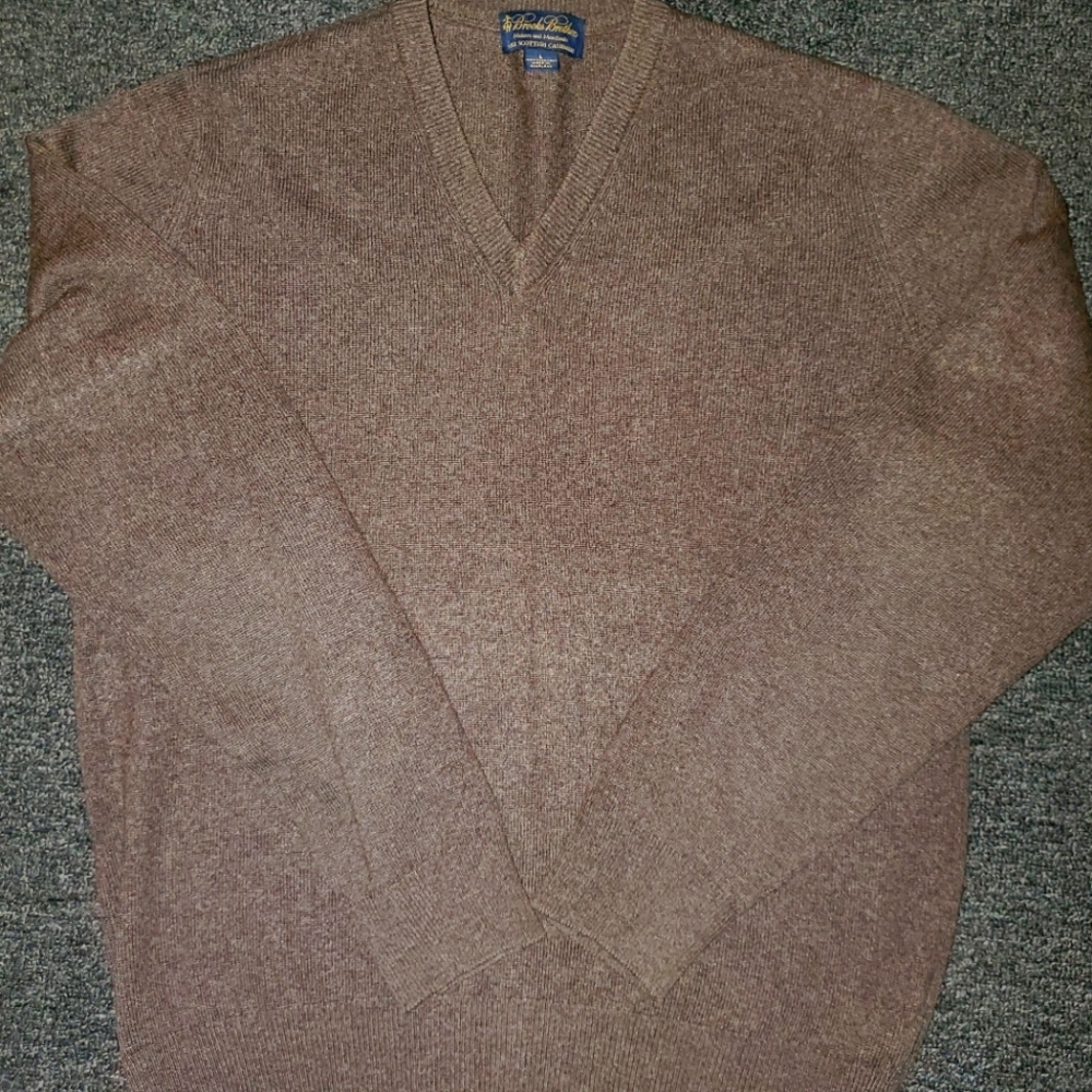 large brown cashmere sweater